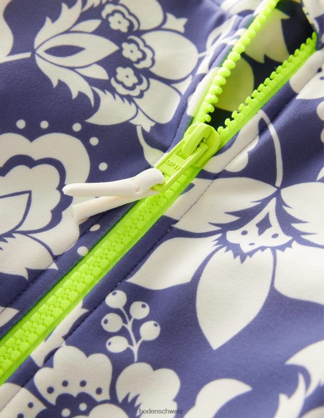 Boden Baby Badeanzug mit langen Ärmeln VH86PT3492 Kleidung Weiches Steuerbord-Blumenmuster