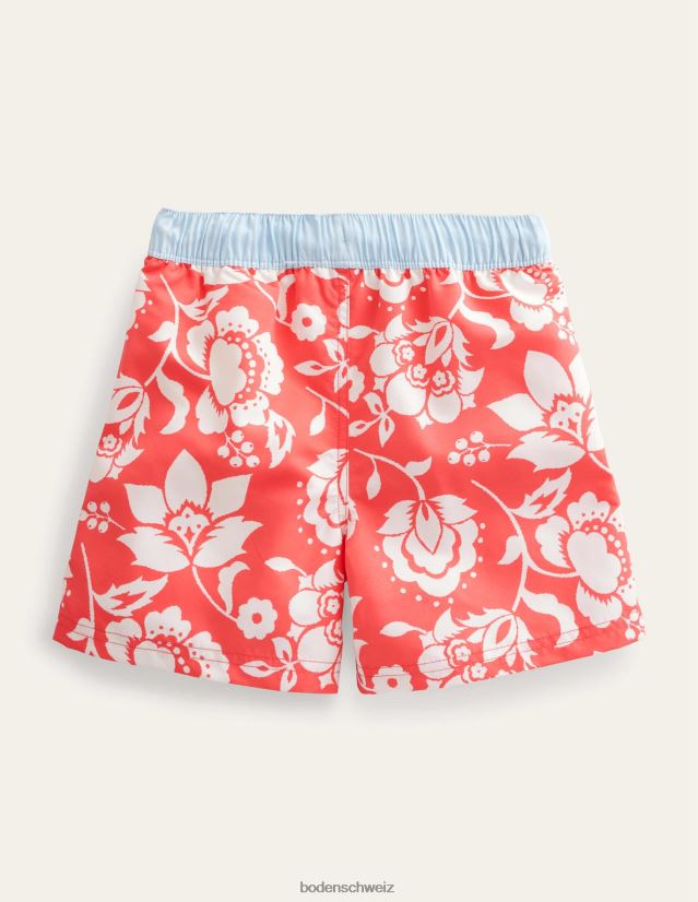 Boden Baby Badehose VH86PT3318 Kleidung rot blumig