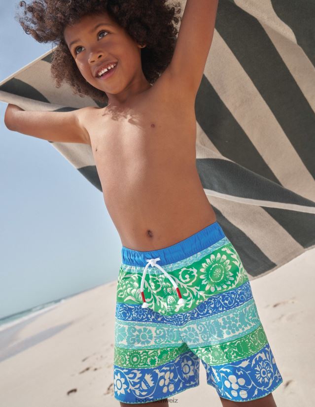 Boden Baby Badehose VH86PT3405 Kleidung mehrfarbiger Streifen