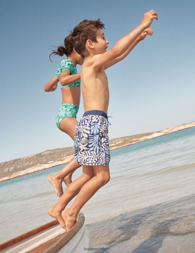 Boden Baby Badehose VH86PT452 Kleidung Steuerbord-Korallenriff