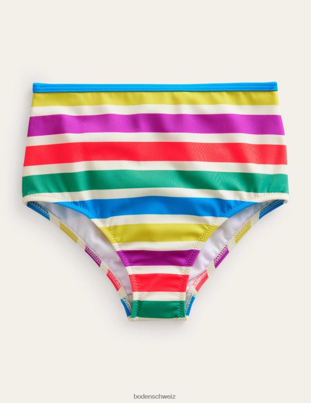 Boden Baby Bikinihöschen mit hoher Taille VH86PT450 Kleidung Tagesausflugsstreifen