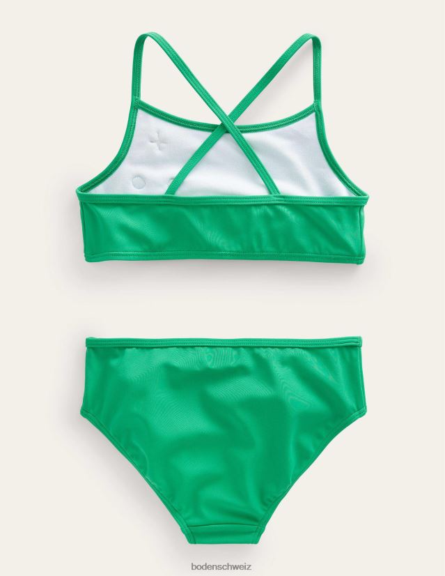 Boden Baby Flatterblumen-Bikini VH86PT3313 Kleidung grüner Pfeffer