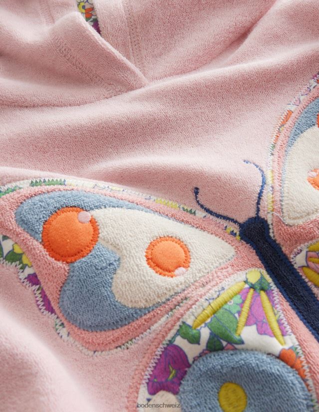 Boden Baby Frotteekleid mit Logo VH86PT461 Kleidung französischer rosa Schmetterling