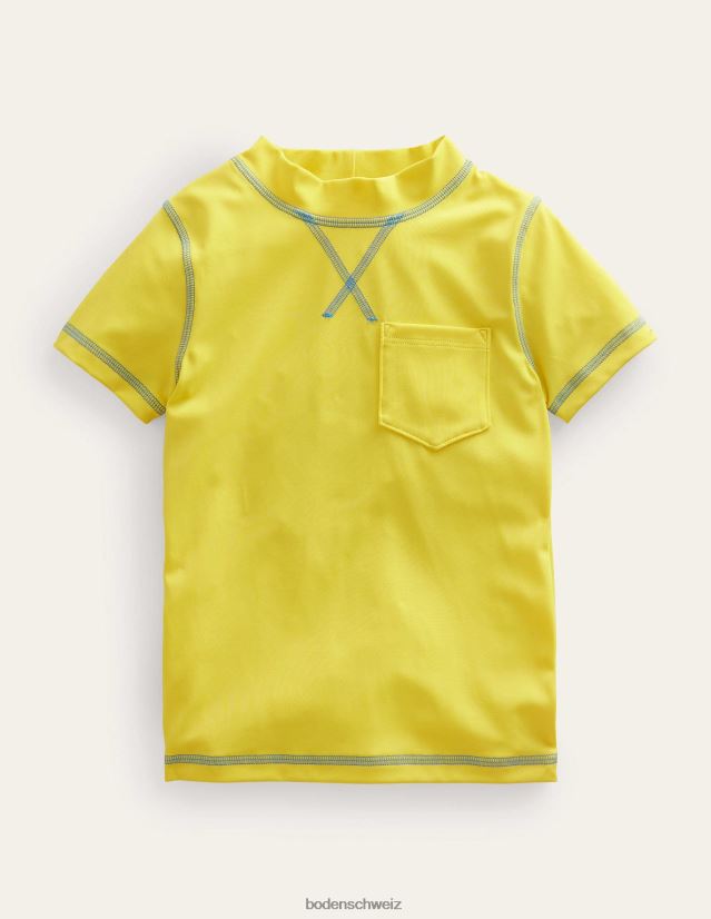 Boden Baby Kurzärmlige Rash-Weste VH86PT454 Kleidung Stachelbeergelb