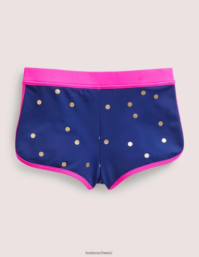 Boden Baby gemusterte Badeshorts VH86PT488 Kleidung Harmonie blauer Goldfleck