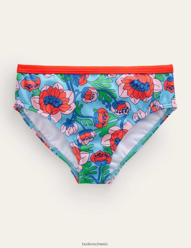 Boden Baby gemusterte Bikinihose VH86PT3445 Kleidung roter Mohn, Frühlingszeit, blumig