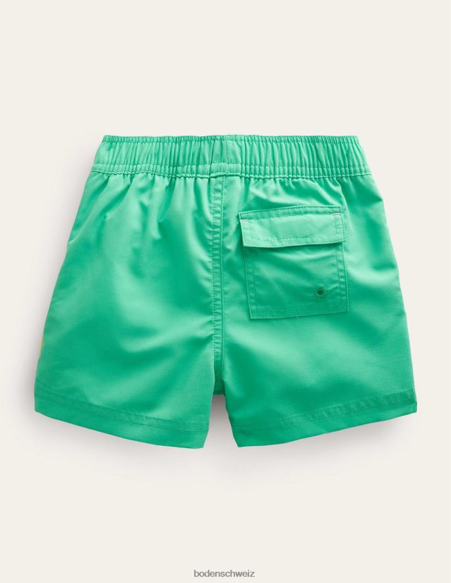 Boden Baby sportliche Streifenshorts VH86PT481 Kleidung Spargel