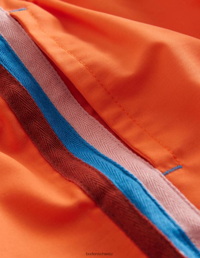 Boden Baby sportliche Streifenshorts VH86PT483 Kleidung Feuer opal