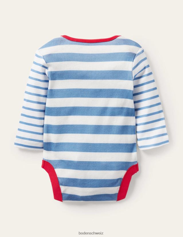 Boden Baby Gestreifte Bodys im 5er-Pack VH86PT3371 Kleidung Mehrstreifen