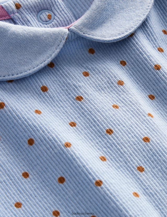 Boden Baby gerippter Körper VH86PT3354 Kleidung Brunnera Butterscotchbraun