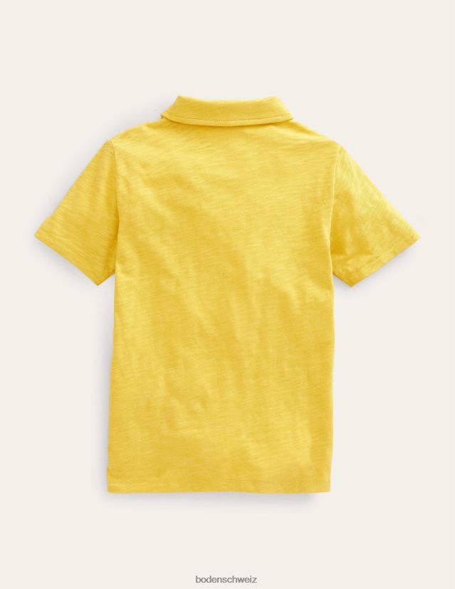 Boden Baby Poloshirt aus geflammtem Jersey VH86PT3408 Kleidung senfgelb