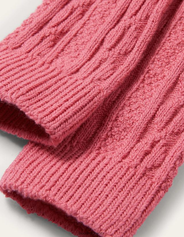 Boden Baby Strumpfhose ohne Fuß mit Zopfmuster VH86PT564 Kleidung Herbstrose rosa