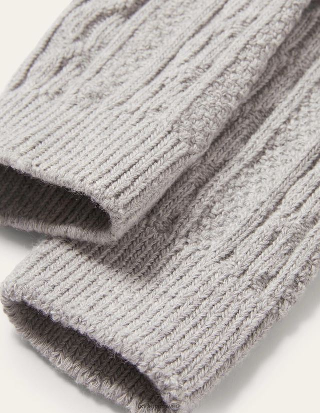 Boden Baby Strumpfhose ohne Fuß mit Zopfmuster VH86PT567 Kleidung grauer Mergel
