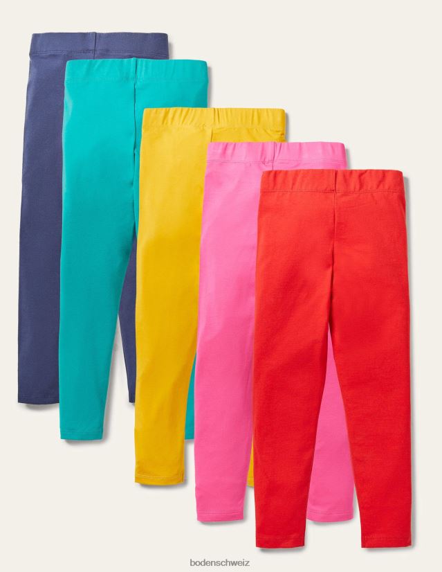 Boden Baby 5er-Pack Leggings VH86PT504 Kleidung Multi-Regenbogen