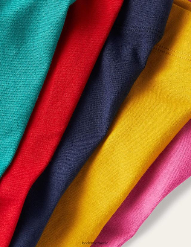 Boden Baby 5er-Pack verkürzte Leggings VH86PT506 Kleidung Multi-Regenbogen