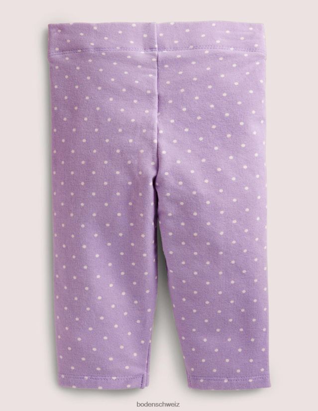 Boden Baby gemütliche Leggings VH86PT3366 Kleidung lilafarbener Nadelfleck