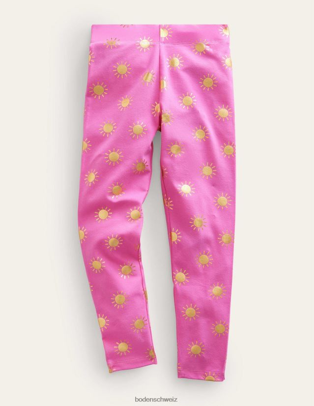 Boden Baby lustige Leggings VH86PT511 Kleidung kitzelte rosa/goldene Sonnen