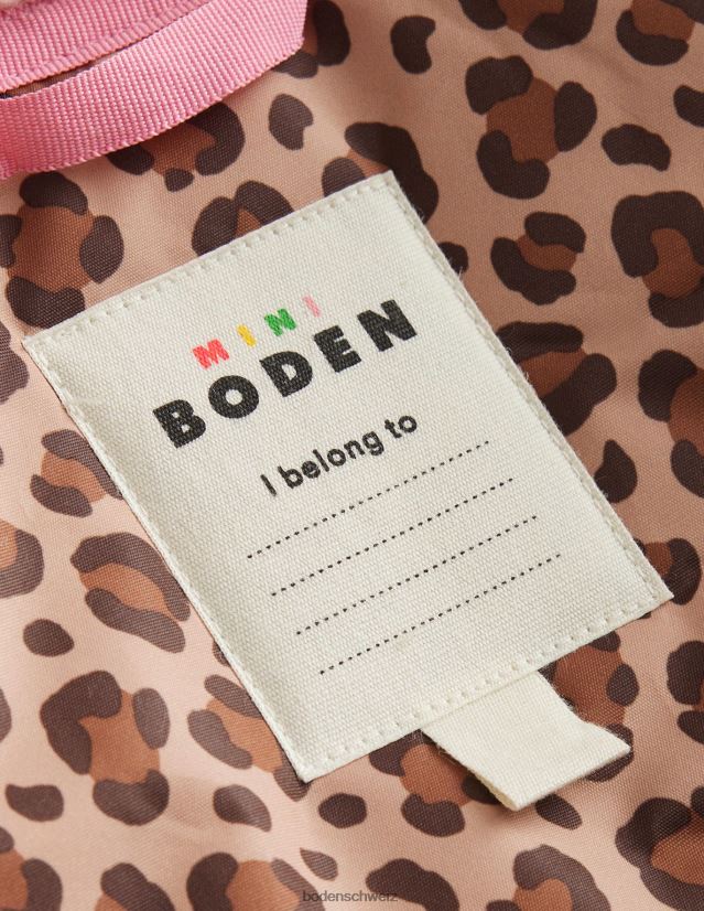 Boden Baby Anorak mit Sherpa-Futter VH86PT552 Kleidung Nuss-Leopardenmuster