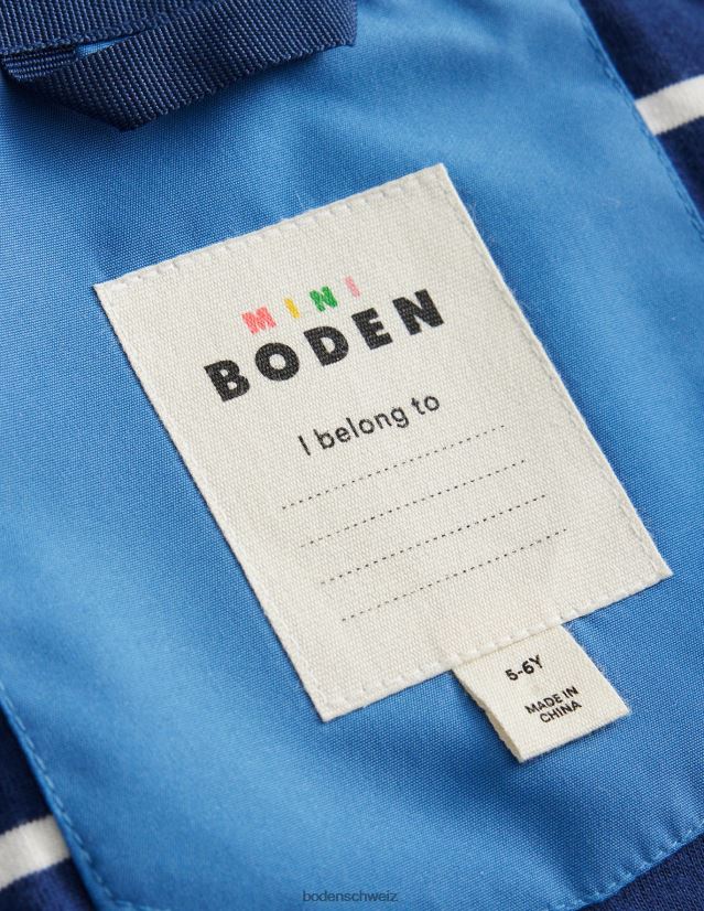Boden Baby Wasserdichte Fischerjacke VH86PT549 Kleidung Delfter Blau