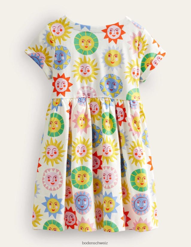 Boden Baby Lustiges Jerseykleid mit kurzen Ärmeln VH86PT375 Kleidung Multi-Sonne