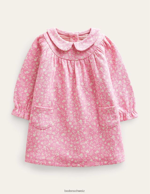 Boden Baby doppelseitiges Jerseykleid VH86PT3468 Kleidung Resopal rosa Obstgarten