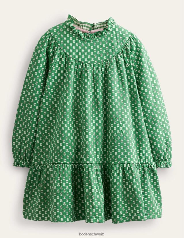 Boden Baby leichtes Sweatkleid VH86PT3448 Kleidung Berggrüne Blume