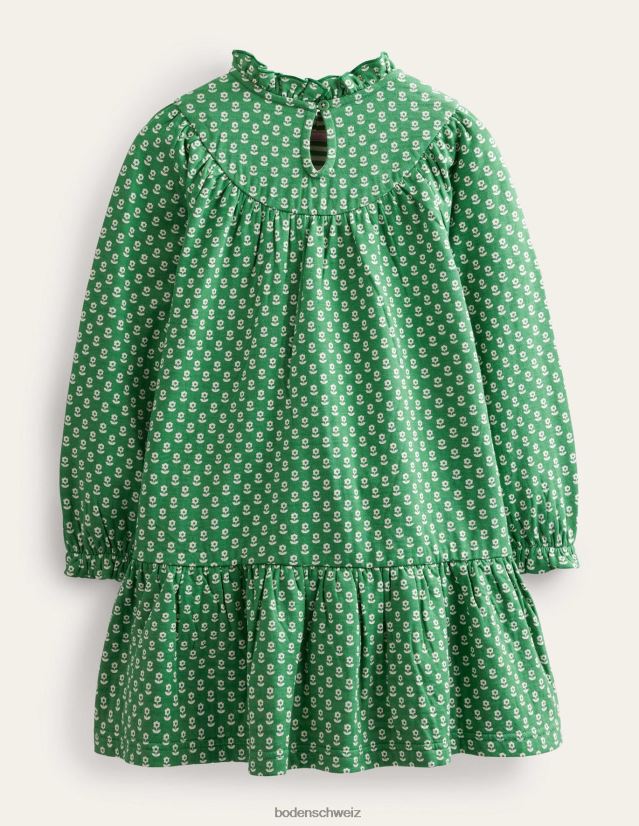 Boden Baby leichtes Sweatkleid VH86PT3448 Kleidung Berggrüne Blume