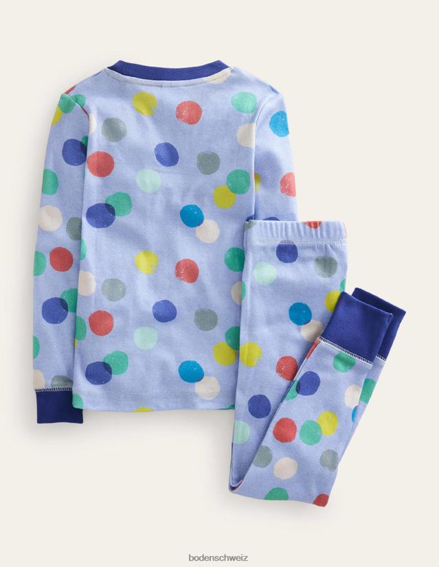 Boden Baby Gemütlicher Single-Long-John-Pyjama VH86PT526 Kleidung Multi-Spot