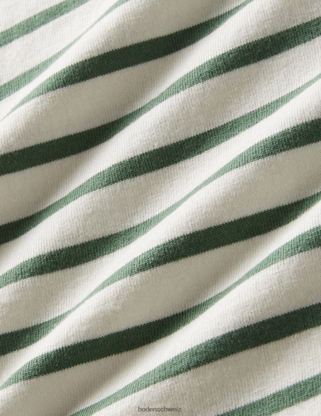 Boden Baby Alltagsbretonisch VH86PT3307 Kleidung Rosmaringrün/Elfenbein