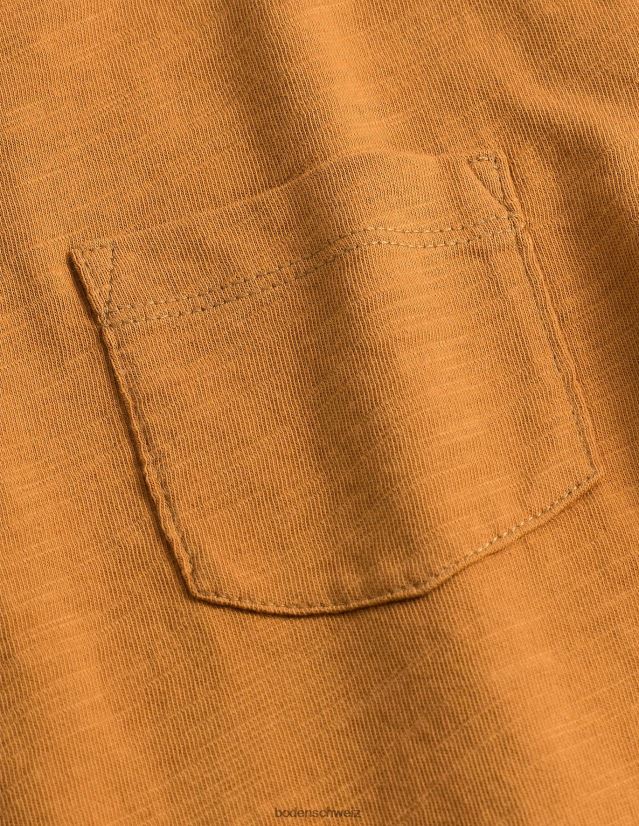 Boden Baby Gewaschenes Slub-T-Shirt VH86PT3315 Kleidung braun