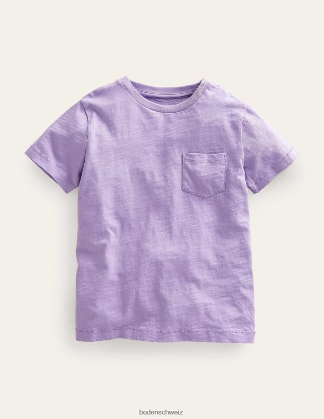 Boden Baby Gewaschenes Slub-T-Shirt VH86PT3415 Kleidung nebliger Lavendel