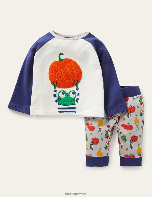 Boden Baby Jersey-Grafik-Spielset VH86PT3392 Kleidung Multiverrückte Conkers