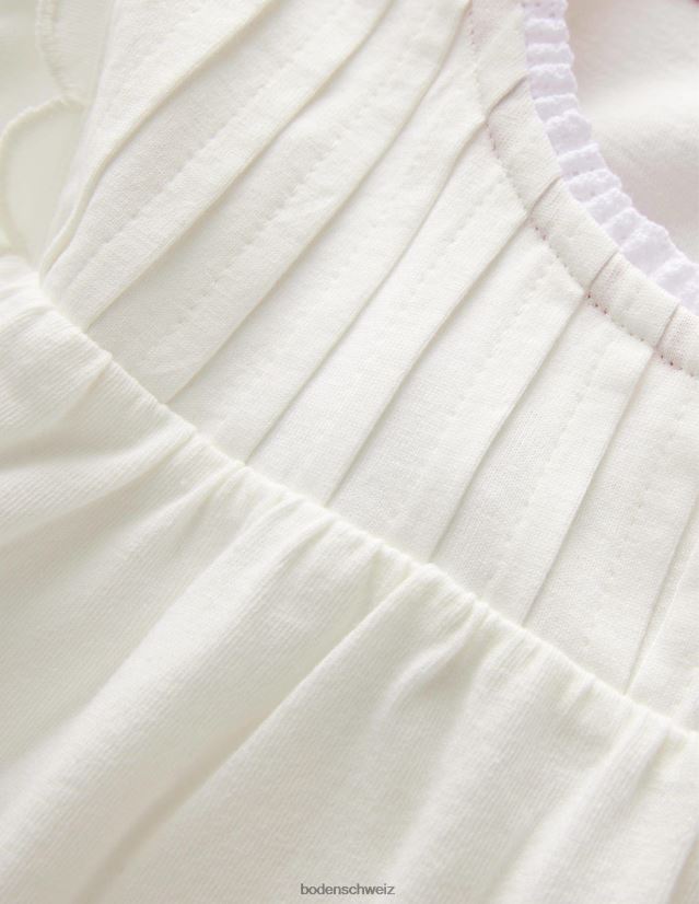Boden Baby Langärmliges Oberteil mit Muscheldetail VH86PT404 Kleidung Elfenbein