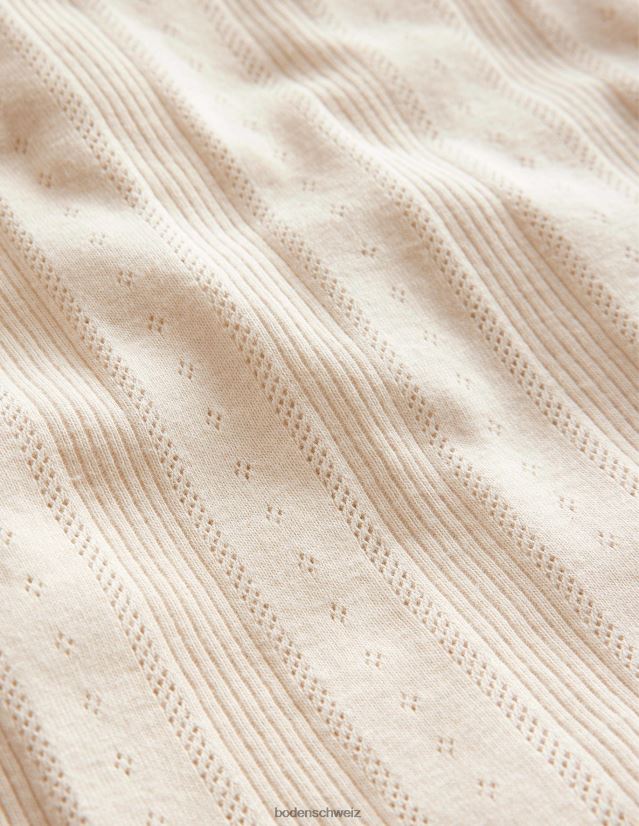 Boden Baby Pointelle-Trägershirt VH86PT430 Kleidung Elfenbein