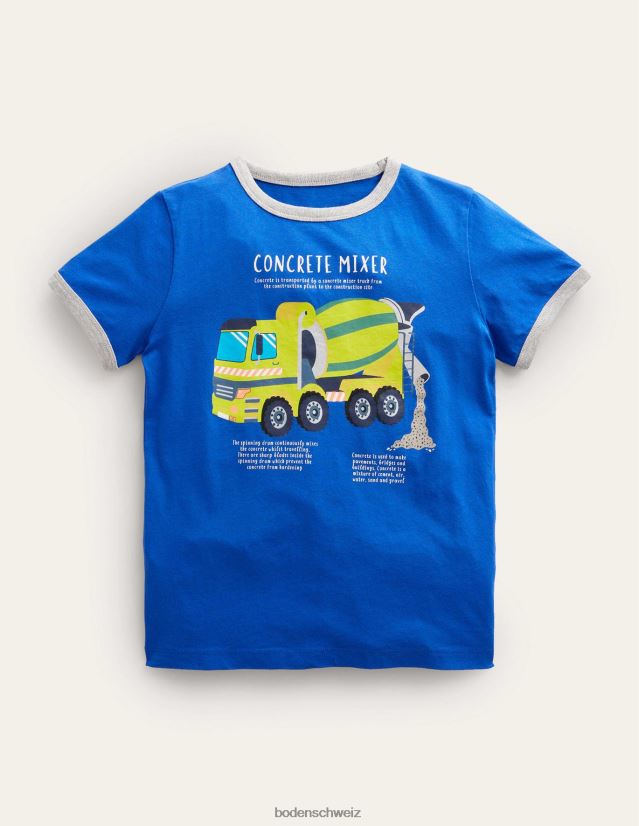 Boden Baby T-Shirt aus Transportfolie VH86PT3389 Kleidung Betonmischer