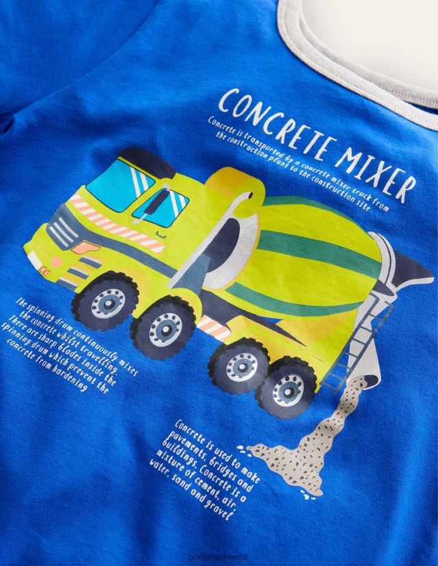 Boden Baby T-Shirt aus Transportfolie VH86PT3389 Kleidung Betonmischer