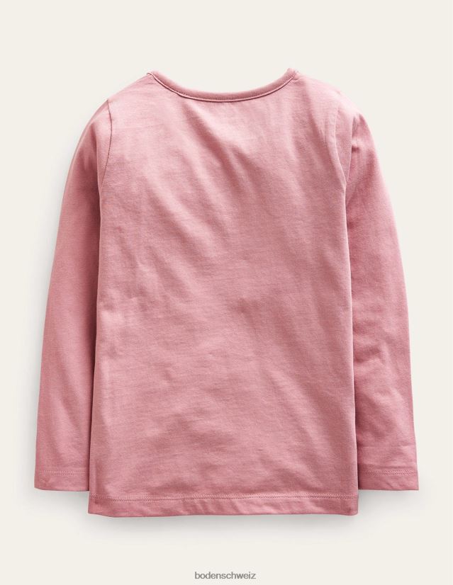 Boden Baby T-Shirt mit 3D-Applikation VH86PT429 Kleidung mandelrosa Schmetterlinge