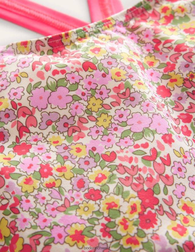 Boden Baby Tankini-Oberteil mit überkreuztem Rücken VH86PT3312 Kleidung Vanilleschote Frühling blumig