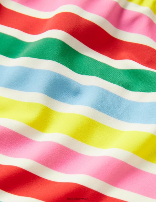 Boden Baby gemustertes Tankini-Oberteil VH86PT3478 Kleidung Elfenbein/Multi-Regenbogen