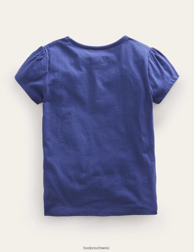 Boden Baby großes Applikationsoberteil VH86PT3455 Kleidung Weiche Steuerbord-Einhörner