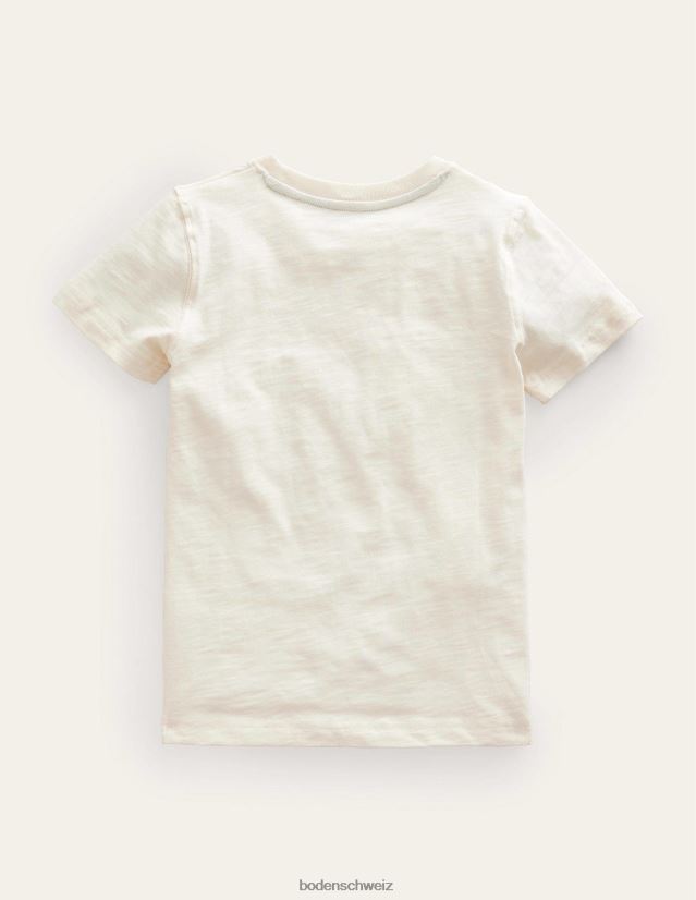 Boden Baby leuchtendes Eis-T-Shirt VH86PT3407 Kleidung Elfenbeinplaneten-Eiscreme
