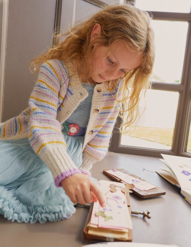 Boden Baby Blouson-Strickjacke mit Streifen VH86PT538 Kleidung Mehrstreifen