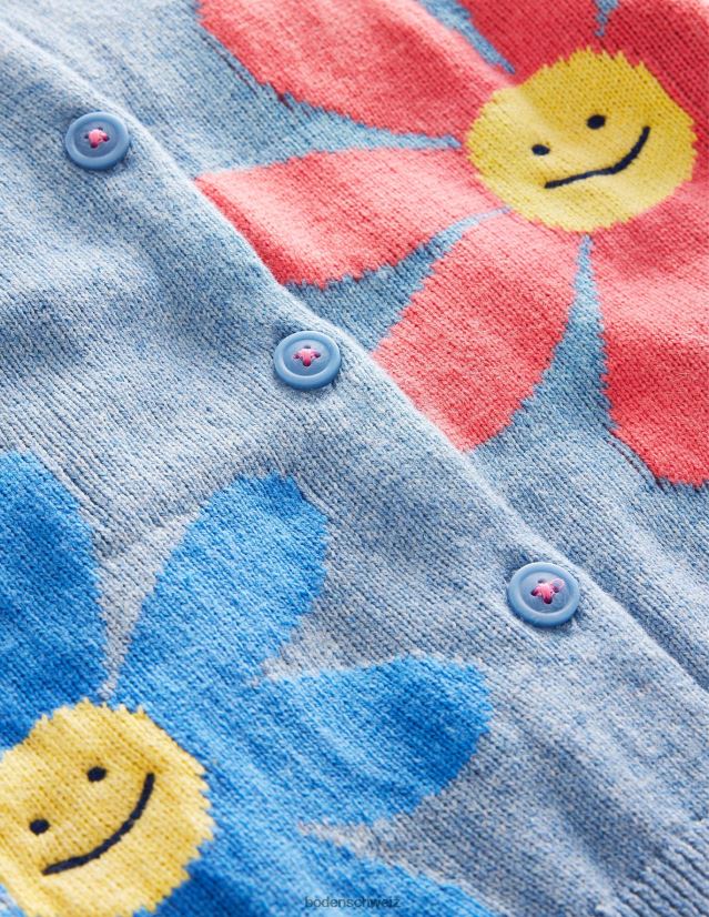 Boden Baby Lustiger Blumen-Cardigan VH86PT543 Kleidung mehrere Blumen