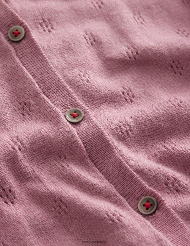 Boden Baby Strickjacke aus Baumwoll-Kaschmir VH86PT3330 Kleidung Cameo-Rosa