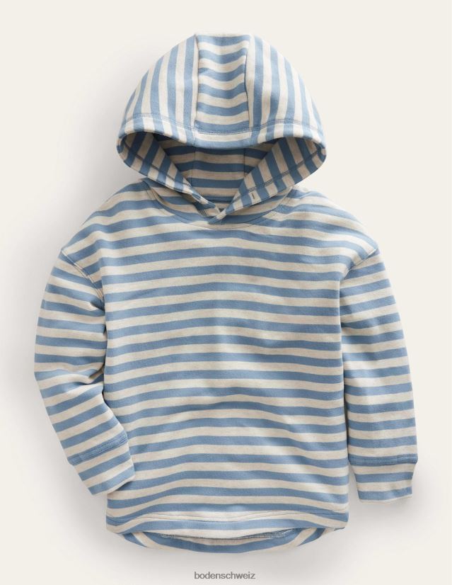 Boden Baby Entspannter Kapuzenpullover VH86PT3417 Kleidung marineblau/grau meliert