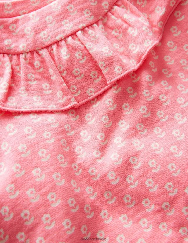 Boden Baby Rüschen-Sweatshirt VH86PT3385 Kleidung Holzapfelrosa blumig