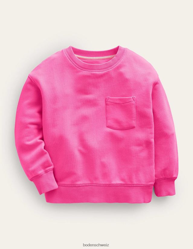 Boden Baby superweiches Sweatshirt VH86PT3409 Kleidung Neon Pink
