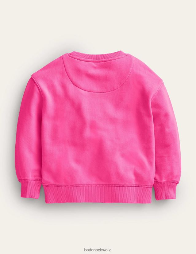 Boden Baby superweiches Sweatshirt VH86PT3409 Kleidung Neon Pink