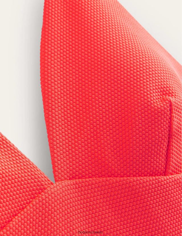 Boden Frauen Arezzo-Badeanzug mit V-Ausschnitt und Einsätzen VH86PT1442 Kleidung Korallenstruktur