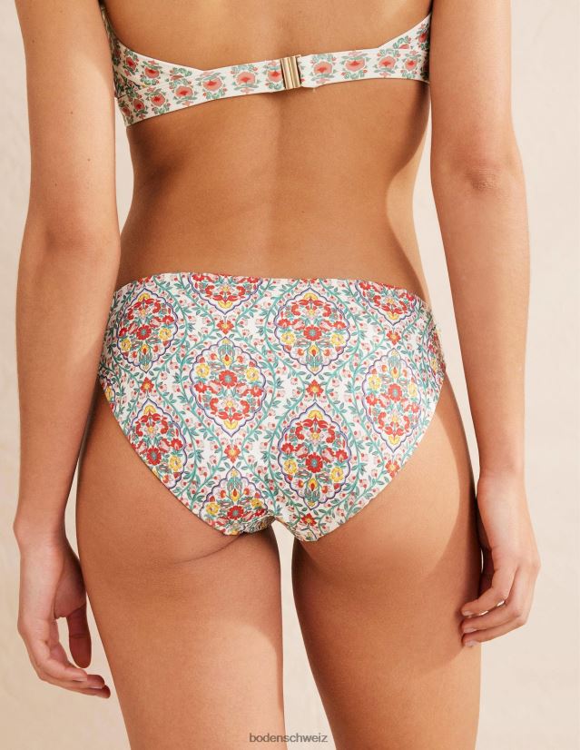 Boden Frauen Bikinihöschen VH86PT1220 Kleidung Multi- und Weinterrasse
